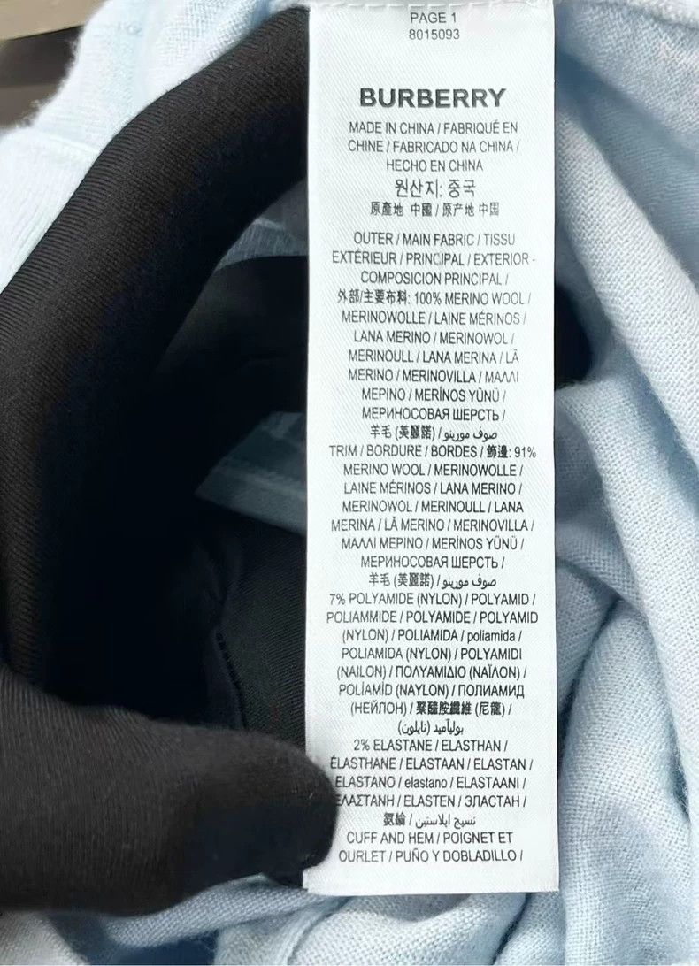 Burberry Burberry Light Blue Logo Cardigan-yf Size US XS / EU 42 / 0 - 4 Thumbnail