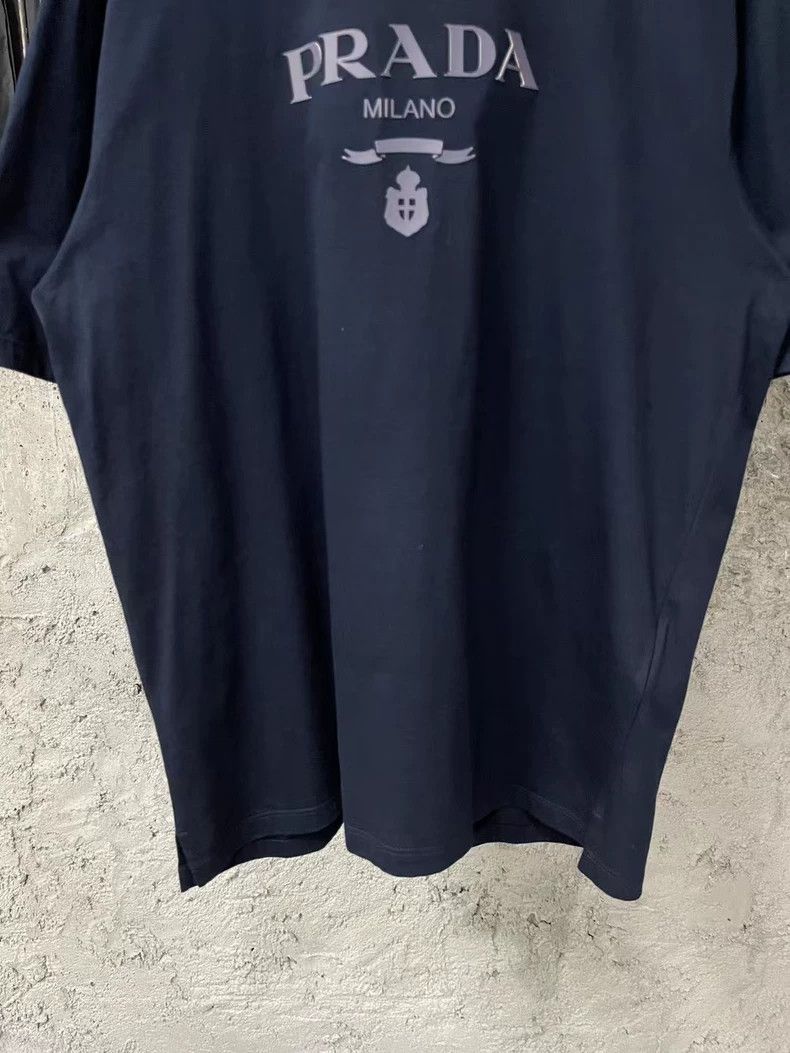 Prada Prada Black Logo Short Sleeve T-Shirt-yf Size US L / EU 52-54 / 3 - 4 Thumbnail
