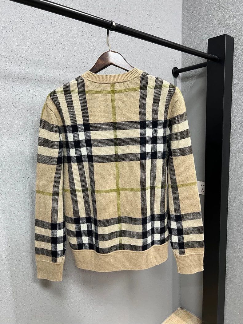 Burberry Burberry Classic Brown Plaid Sweater-yf Size US M / EU 48-50 / 2 - 2 Thumbnail