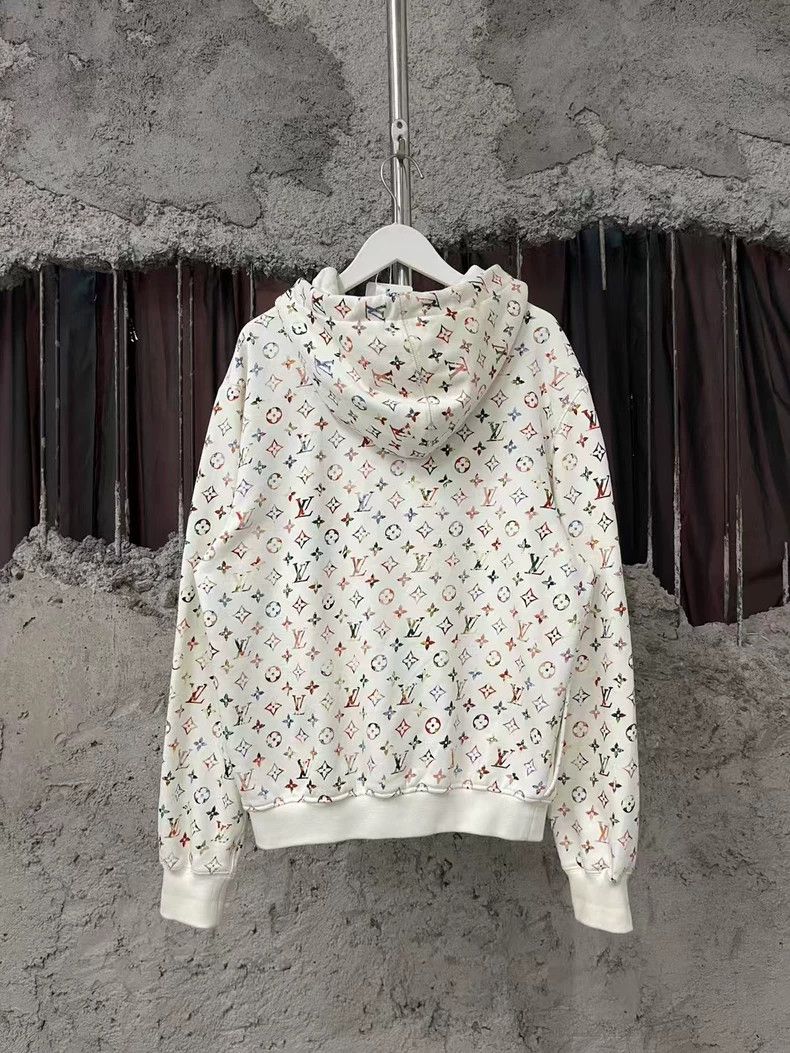 Louis Vuitton Louis Vuitton White Multi-Color Hoodie Jacket-yf Size US S / EU 44-46 / 1 - 2 Thumbnail