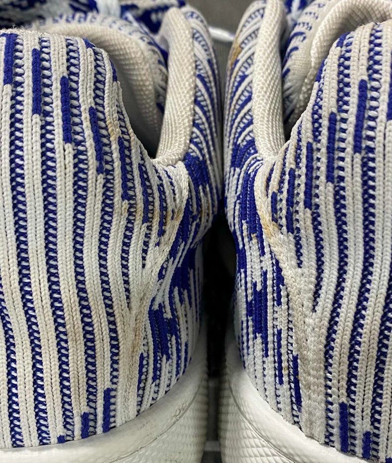 Burberry New Blue and White Check Sports Sneakers-yf Size US 10.5 / EU 43-44 - 6 Thumbnail