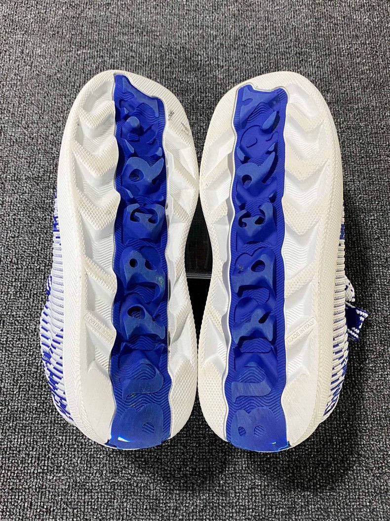 Burberry New Blue and White Check Sports Sneakers-yf Size US 10.5 / EU 43-44 - 7 Thumbnail
