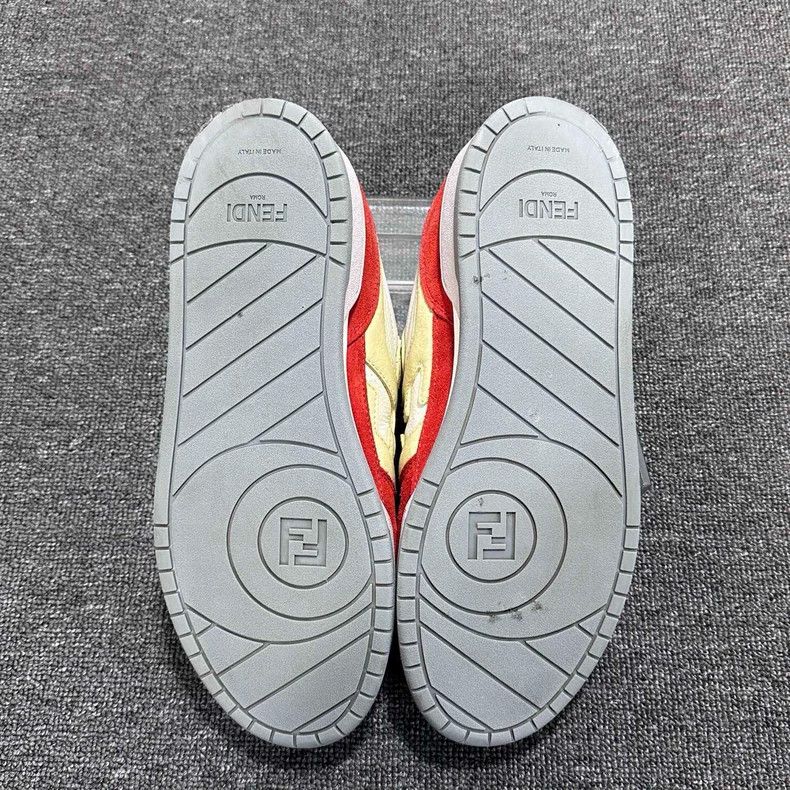 Fendi Fendi Casual Sneakers in Red and Yellow-yf Size US 10.5 / EU 43-44 - 6 Thumbnail