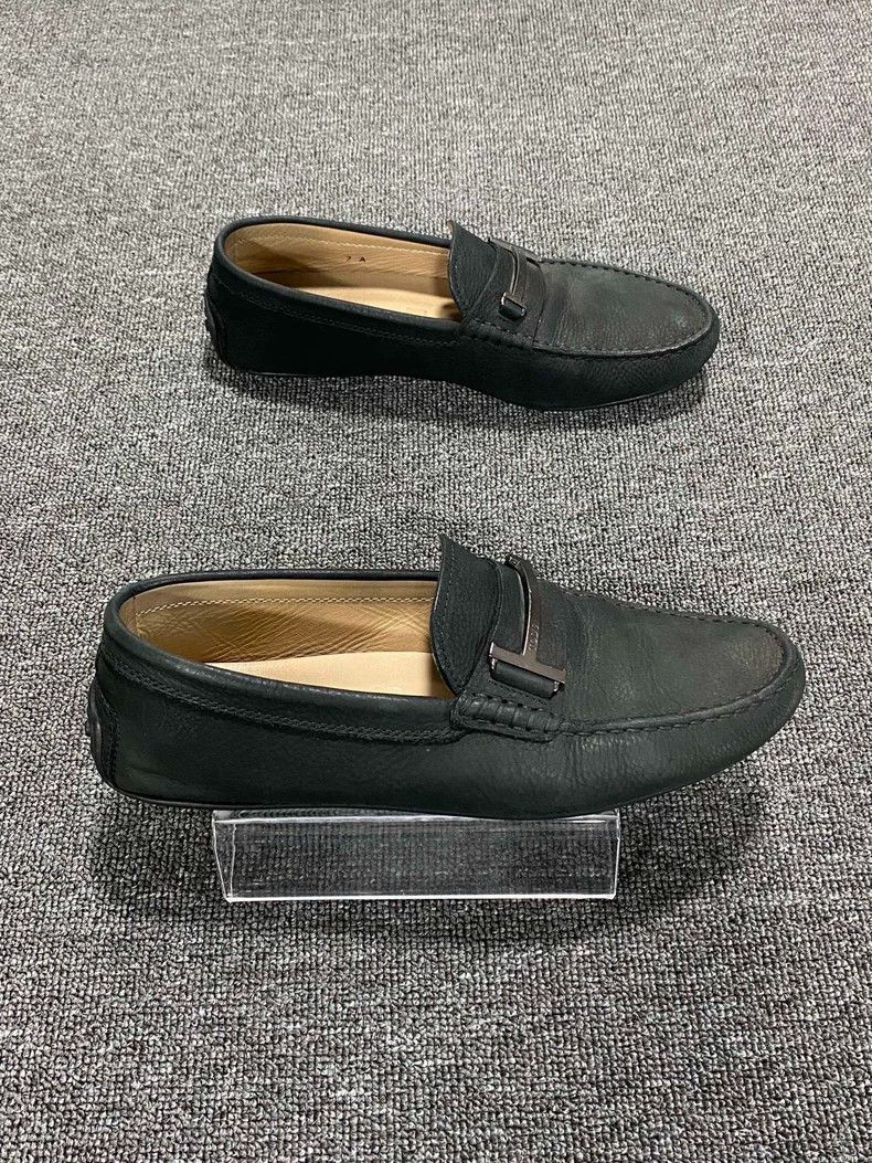 Tod's Tod's Leather Loafers with Metal Logo-yf Size US 10 / EU 43 - 2 Thumbnail