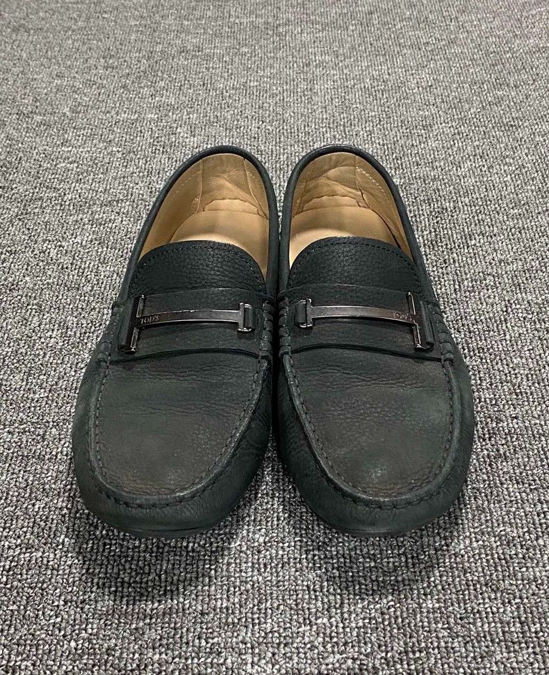 Tod's Tod's Leather Loafers with Metal Logo-yf Size US 10 / EU 43 - 5 Thumbnail
