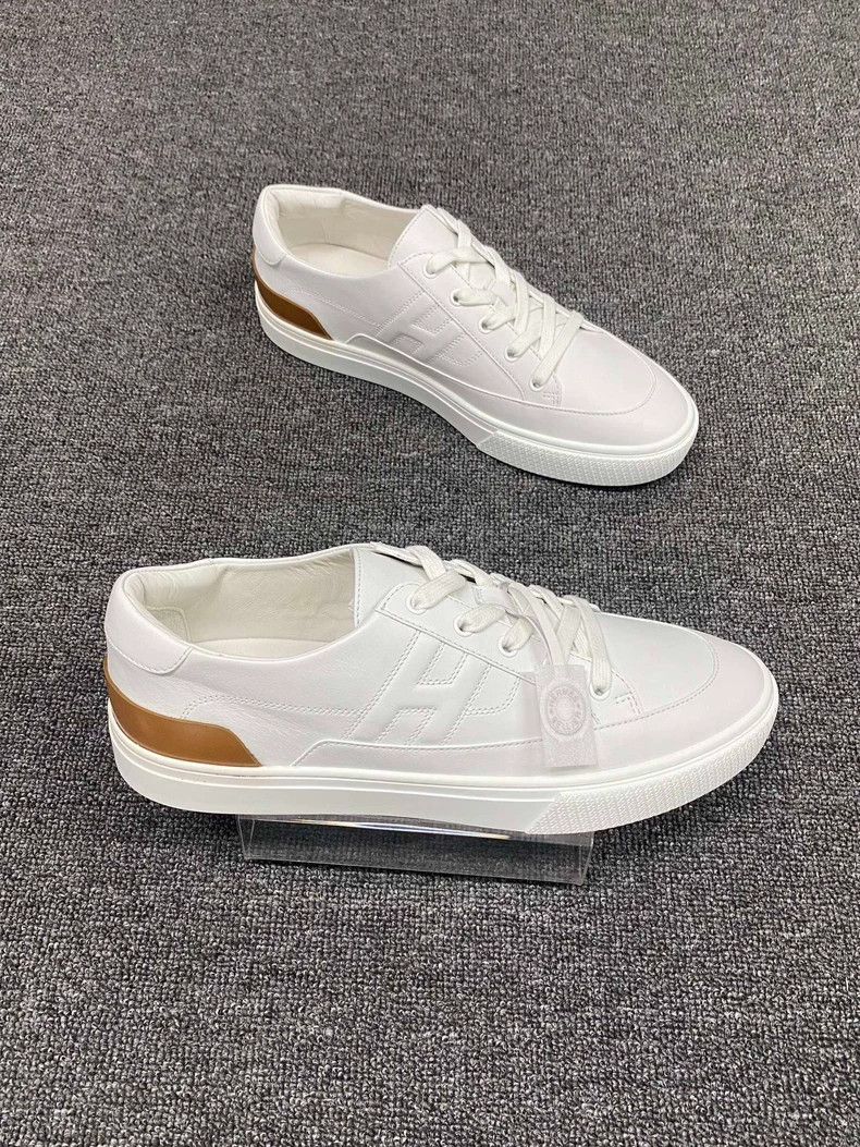 Hermes White Hermes Sneakers Size 43.5-yf Size US 10.5 / EU 43-44 - 2 Thumbnail