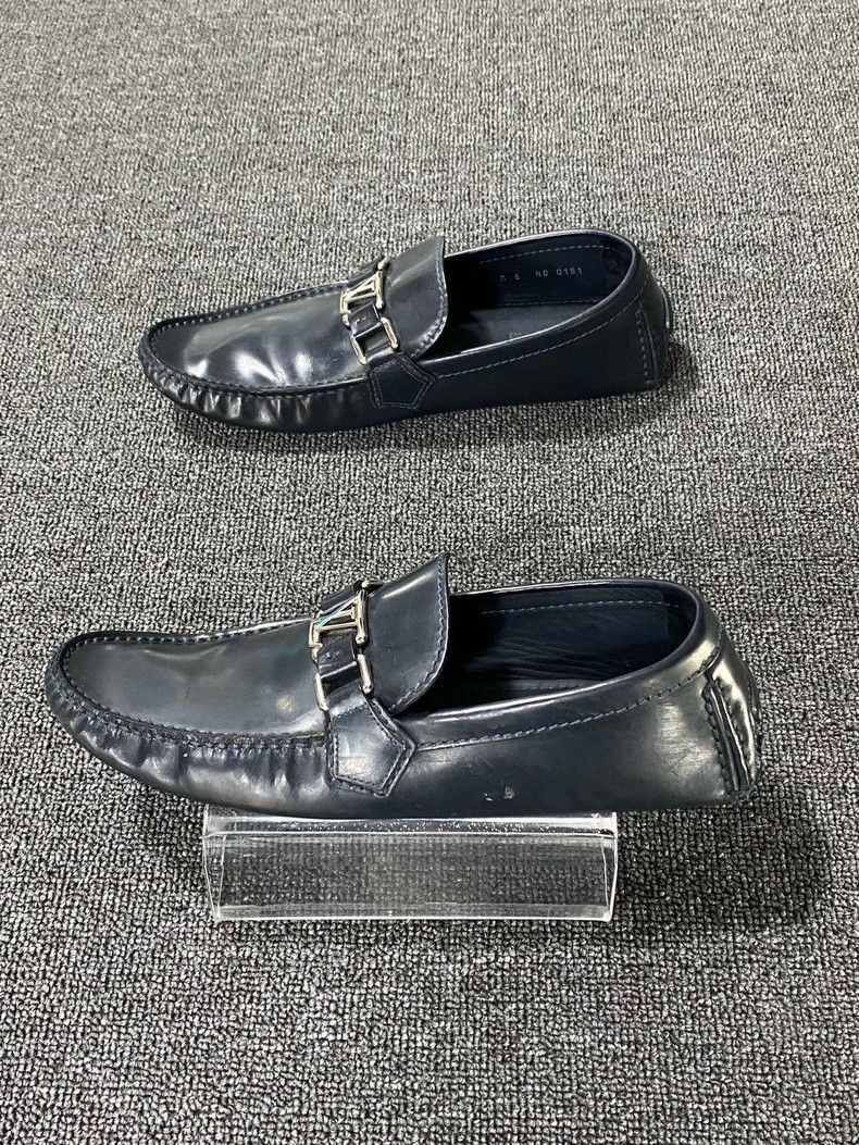 Louis Vuitton Louis Vuitton Metal Logo Loafers-yf Size US 10 / EU 43 - 2 Thumbnail