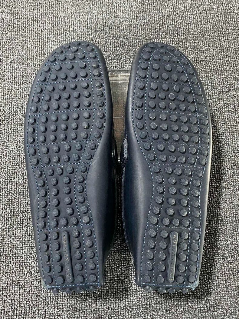 Louis Vuitton Louis Vuitton Metal Logo Loafers-yf Size US 10 / EU 43 - 6 Thumbnail