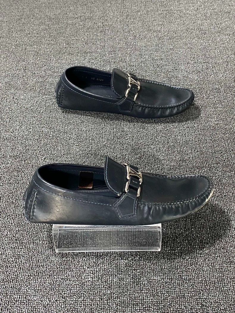 Louis Vuitton Louis Vuitton Metal Logo Loafers-yf Size US 10 / EU 43 - 3 Thumbnail