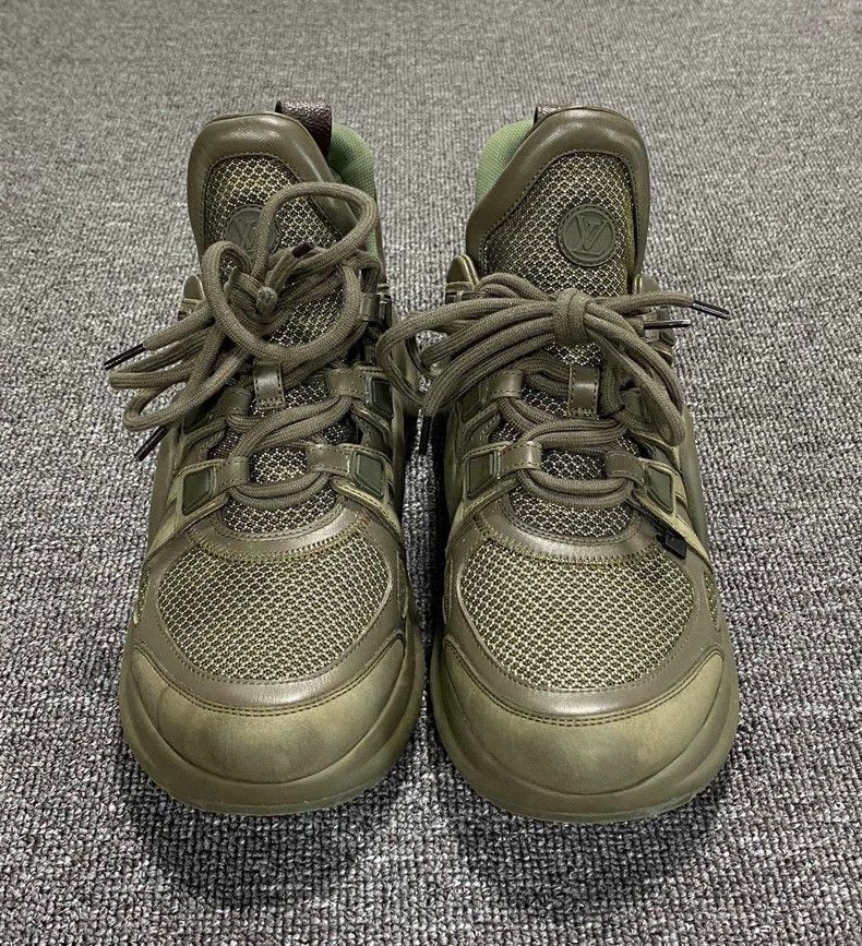 Louis Vuitton Louis Vuitton Olive Green Dad Sneakers-yf Size US 10 / EU 43 - 4 Thumbnail