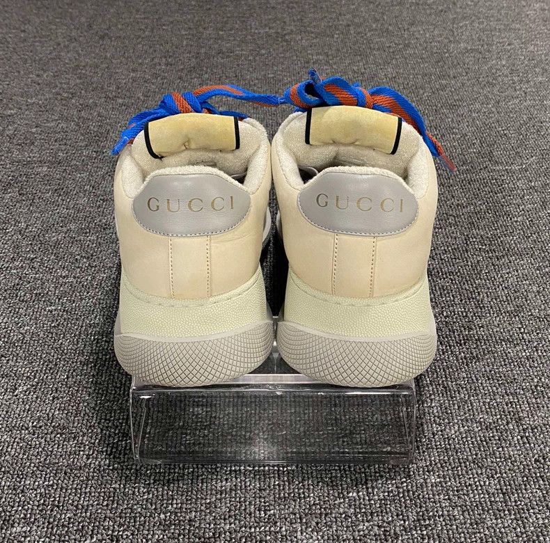 Gucci GUCCI Beige Sneakers with Colorful Laces-yf Size US 9.5 / EU 42-43 - 5 Thumbnail