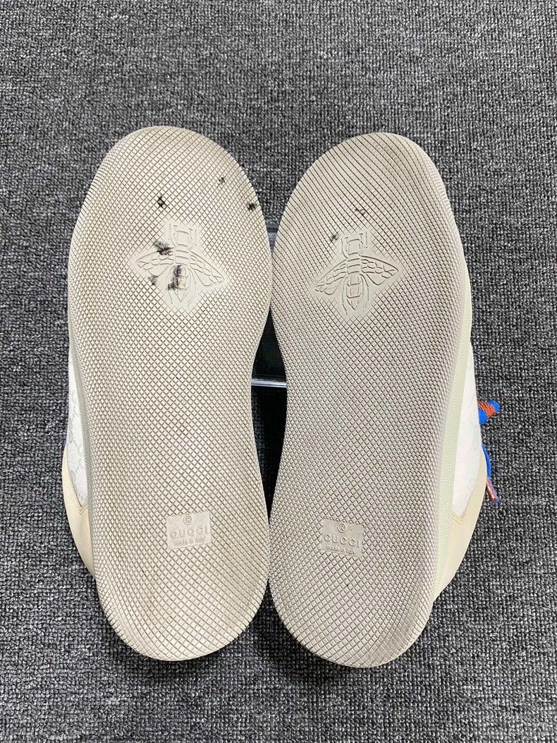 Gucci GUCCI Beige Sneakers with Colorful Laces-yf Size US 9.5 / EU 42-43 - 6 Thumbnail
