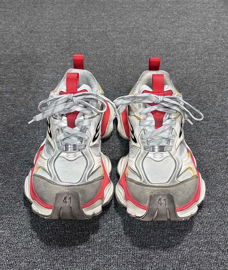 Balenciaga Balenciaga White and Red Dad Sneakers-yf Size US 8 / EU 41 - 4 Thumbnail