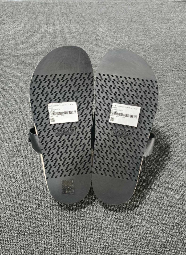 Hermes Black Chypre Teddy Fur Slides by Hermes-yf Size US 9 / EU 42 - 6 Thumbnail