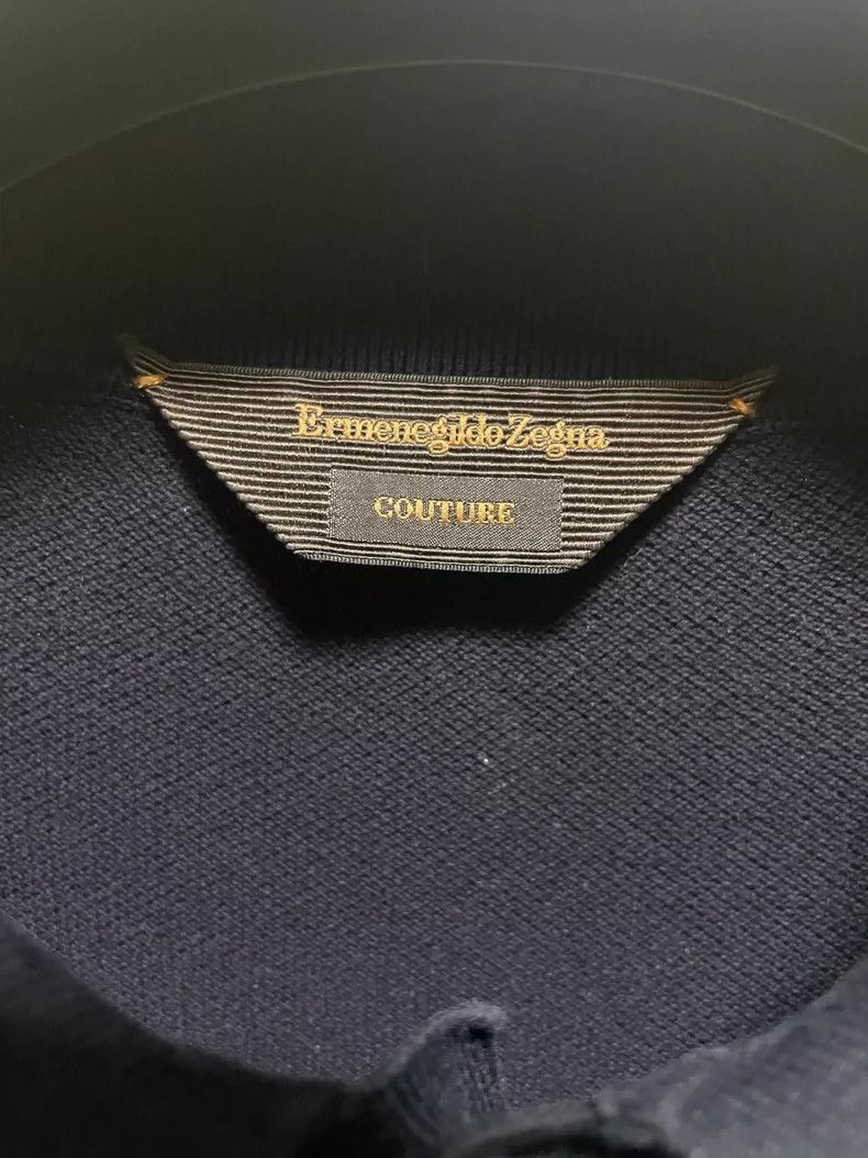 Ermenegildo Zegna Ermenegildo Zegna Long Sleeve Polo Shirt-yf Size US S / EU 44-46 / 1 - 3 Thumbnail