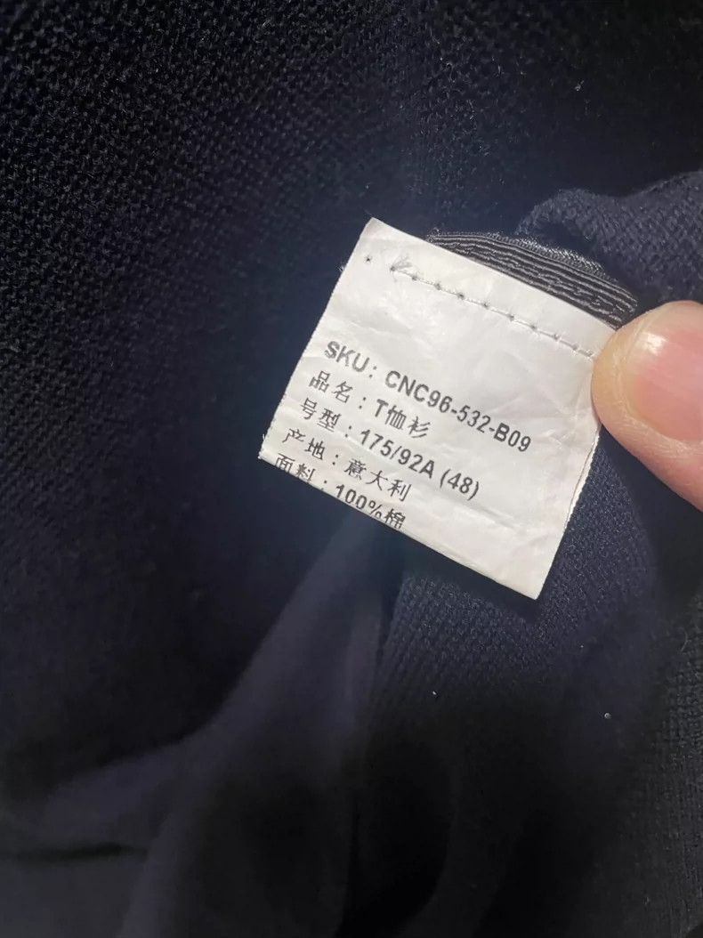 Ermenegildo Zegna Ermenegildo Zegna Long Sleeve Polo Shirt-yf Size US S / EU 44-46 / 1 - 8 Thumbnail