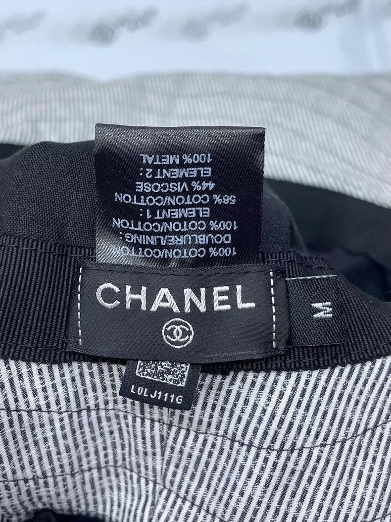 Chanel Chanel Striped Sun Hat M Size-yf Size ONE SIZE - 5 Thumbnail