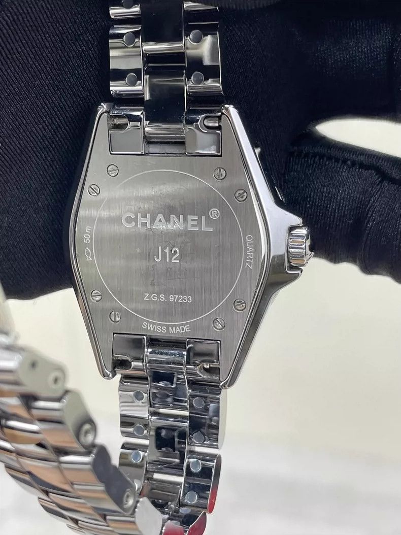Chanel Chanel J12 Pink Dial Diamond Quartz Watch-yf Size ONE SIZE - 5 Thumbnail