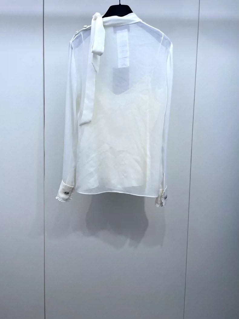 Gucci Gucci Silk Top with Tie Detail-yf Size US S / EU 44-46 / 1 - 2 Thumbnail