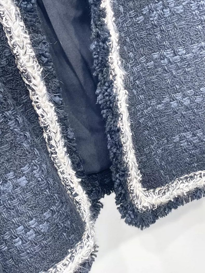 Saint Laurent Paris Saint Laurent Black Tweed Jacket-yf Size US M / EU 48-50 / 2 - 4 Thumbnail