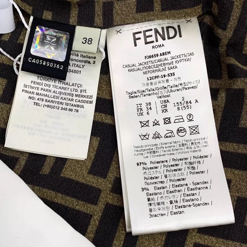 Fendi Fendi White Oversized Long Sleeve Shirt-yf Size US S / EU 44-46 / 1 - 7 Thumbnail