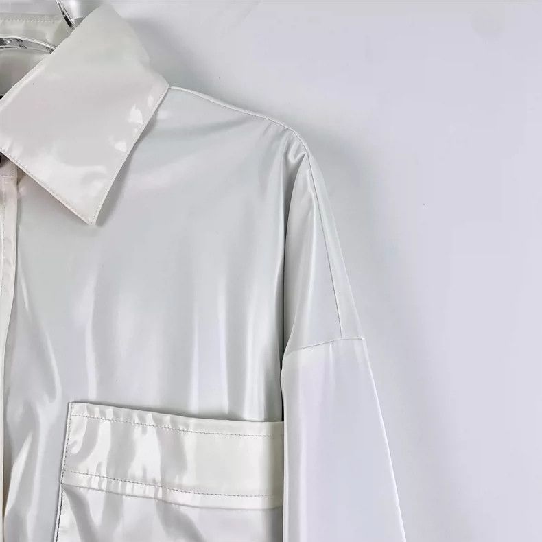 Fendi Fendi White Oversized Long Sleeve Shirt-yf Size US S / EU 44-46 / 1 - 3 Thumbnail