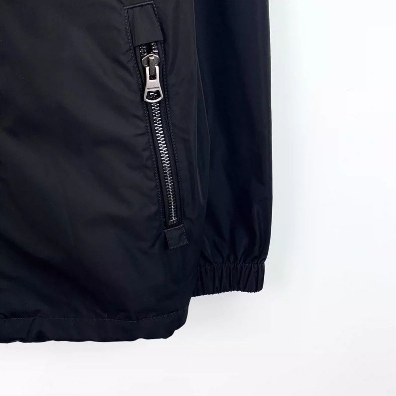 Burberry Burberry Black TB Letter Stripe Zip Hooded Jacket-yf Size US S / EU 44-46 / 1 - 4 Thumbnail