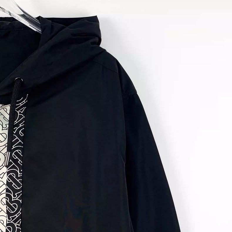 Burberry Burberry Black TB Letter Stripe Zip Hooded Jacket-yf Size US S / EU 44-46 / 1 - 3 Thumbnail