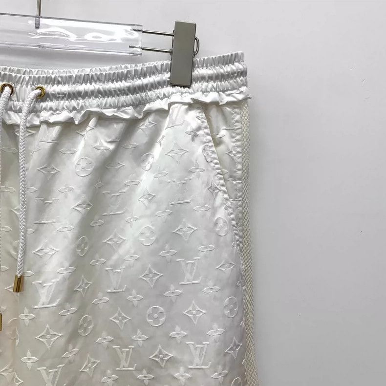 Louis Vuitton Louis Vuitton White Logo Drawstring Casual Pants-yf Size US 40 / EU 56 - 3 Thumbnail