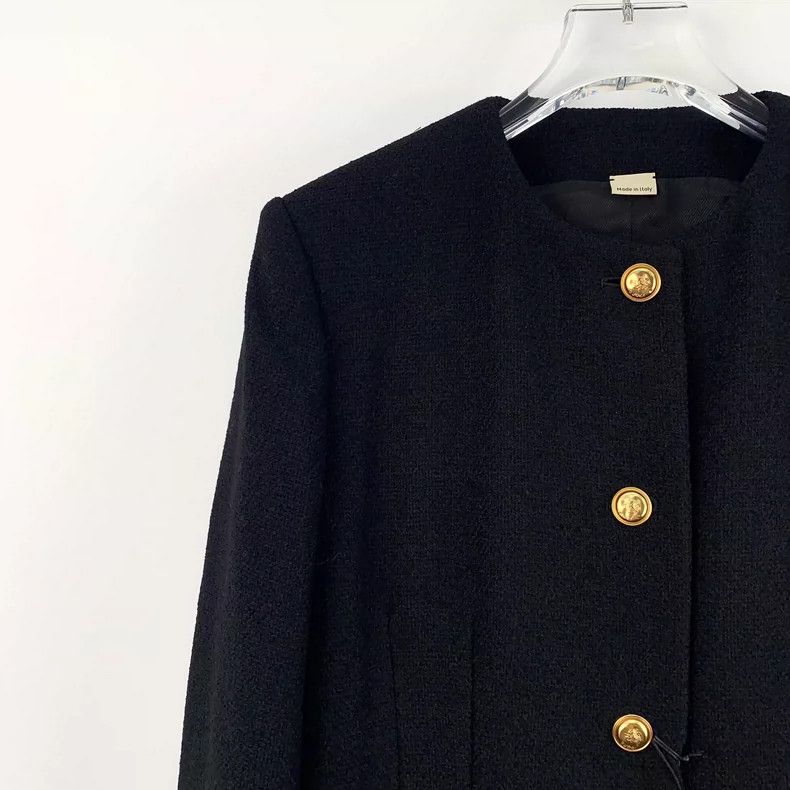 Gucci Gucci Black Wool Long Sleeve Jacket-yf Size US M / EU 48-50 / 2 - 3 Thumbnail