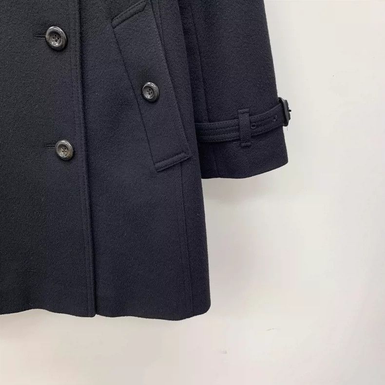 Burberry Burberry Black Cashmere Double-Breasted Coat-yf Size US XS / EU 42 / 0 - 4 Thumbnail