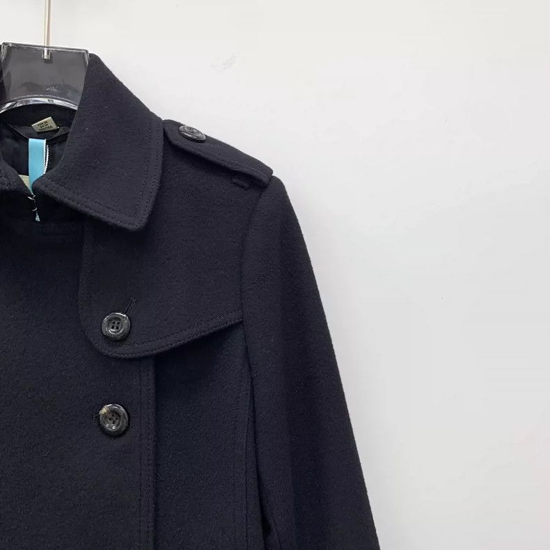 Burberry Burberry Black Cashmere Double-Breasted Coat-yf Size US XS / EU 42 / 0 - 3 Thumbnail