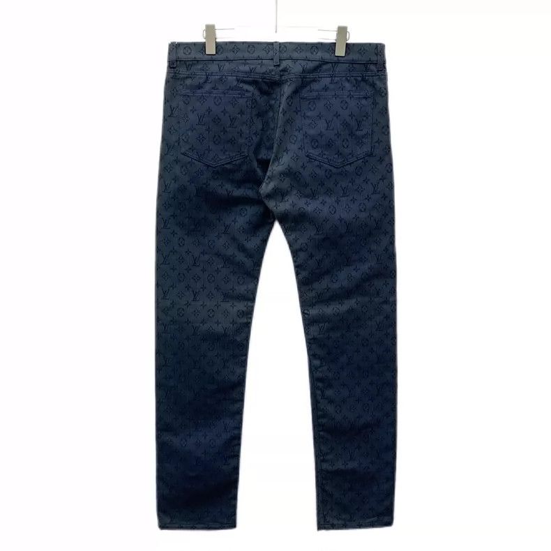 Louis Vuitton Louis Vuitton Blue Logo Pattern Casual Jeans-yf Size US 36 / EU 52 - 2 Thumbnail