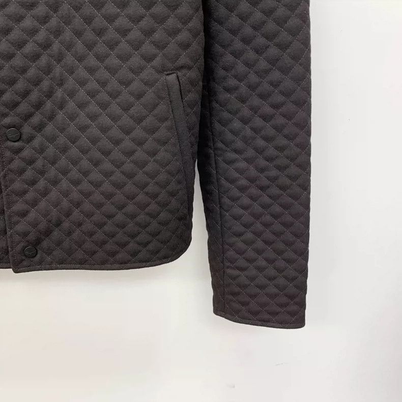 Salvatore Ferragamo Salvatore Ferragamo Black Plaid Wool Jacket-yf Size US L / EU 52-54 / 3 - 4 Thumbnail