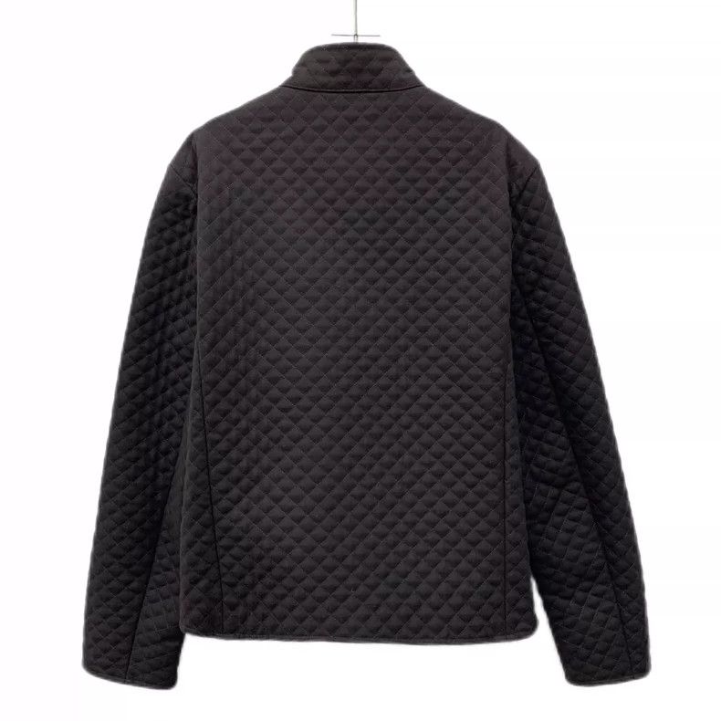 Salvatore Ferragamo Salvatore Ferragamo Black Plaid Wool Jacket-yf Size US L / EU 52-54 / 3 - 2 Thumbnail