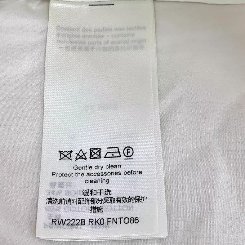 Louis Vuitton Louis Vuitton White Logo Long Sleeve Shirt-yf Size US XS / EU 42 / 0 - 8 Thumbnail