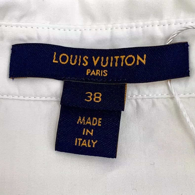Louis Vuitton Louis Vuitton White Logo Long Sleeve Shirt-yf Size US XS / EU 42 / 0 - 7 Thumbnail
