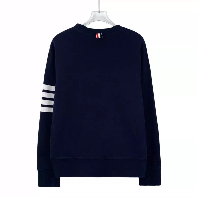 Thom Browne Thom Browne Long Sleeve Navy Sweatshirt-yf Size US L / EU 52-54 / 3 - 2 Thumbnail