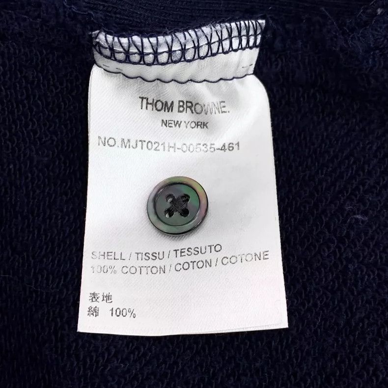Thom Browne Thom Browne Long Sleeve Navy Sweatshirt-yf Size US L / EU 52-54 / 3 - 8 Thumbnail
