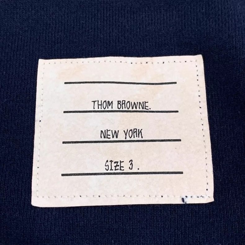 Thom Browne Thom Browne Long Sleeve Navy Sweatshirt-yf Size US L / EU 52-54 / 3 - 6 Thumbnail