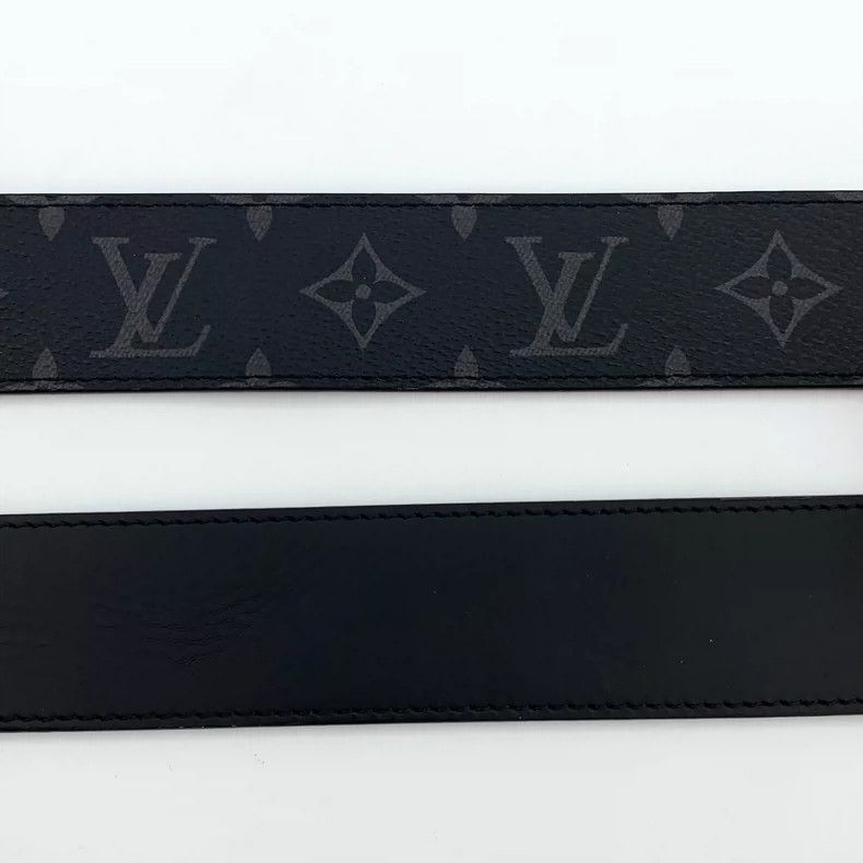 Louis Vuitton Louis Vuitton Black Logo Smooth Belt 103*4cm-yf Size ONE SIZE - 6 Thumbnail