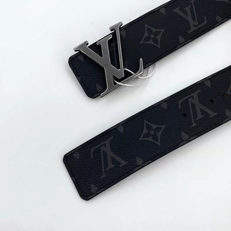 Louis Vuitton Louis Vuitton Black Logo Smooth Belt 103*4cm-yf Size ONE SIZE - 4 Thumbnail