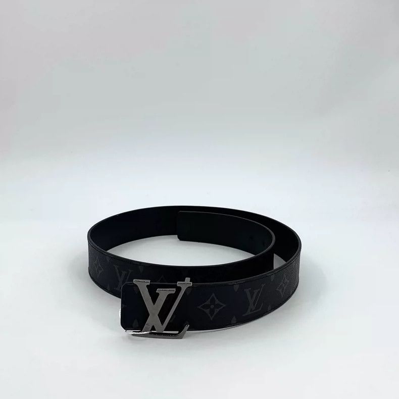 Louis Vuitton Louis Vuitton Black Logo Smooth Belt 103*4cm-yf Size ONE SIZE - 3 Thumbnail