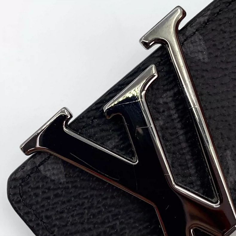 Louis Vuitton Louis Vuitton Black Logo Smooth Belt 103*4cm-yf Size ONE SIZE - 8 Thumbnail