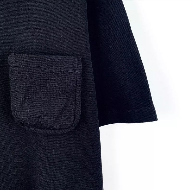 Louis Vuitton Louis Vuitton Black Pocket Logo Polo Shirt-yf Size US XL / EU 56 / 4 - 4 Thumbnail