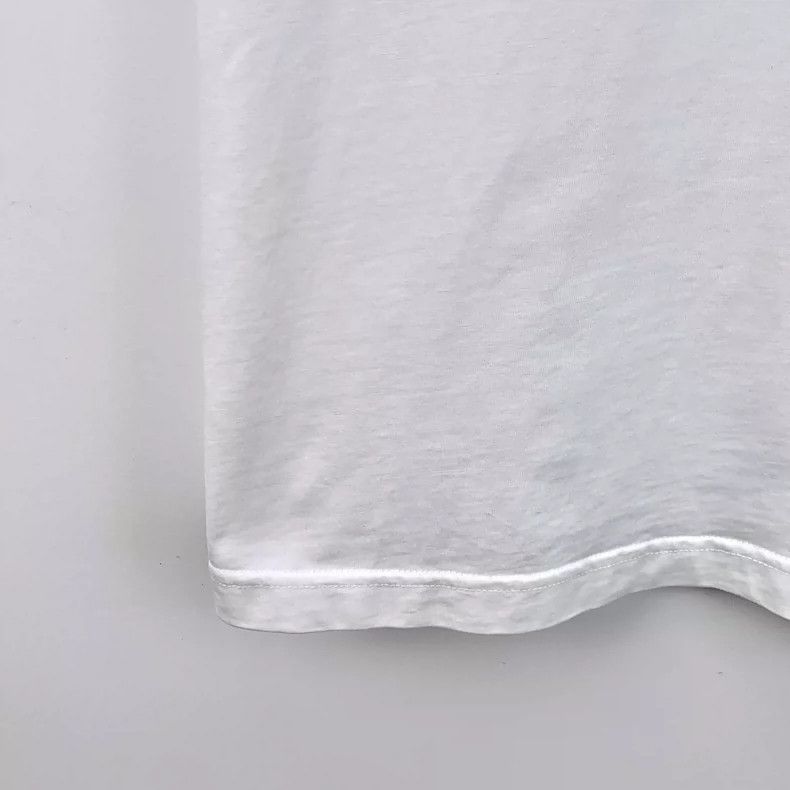 Balenciaga Balenciaga White Letter Embroidered Cotton T-shirt-yf Size US S / EU 44-46 / 1 - 4 Thumbnail