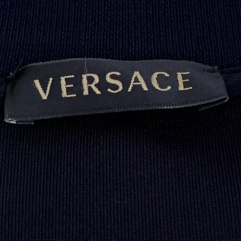 Versace Versace Black Logo Embroidered Long Sleeve Sweatshirt-yf Size US M / EU 48-50 / 2 - 5 Thumbnail