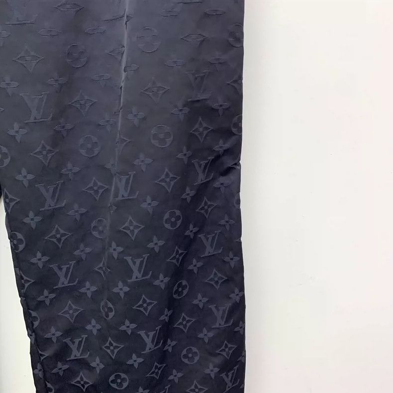 Louis Vuitton Louis Vuitton Black Logo Pattern Casual Pants-yf Size US 38 / EU 54 - 4 Thumbnail