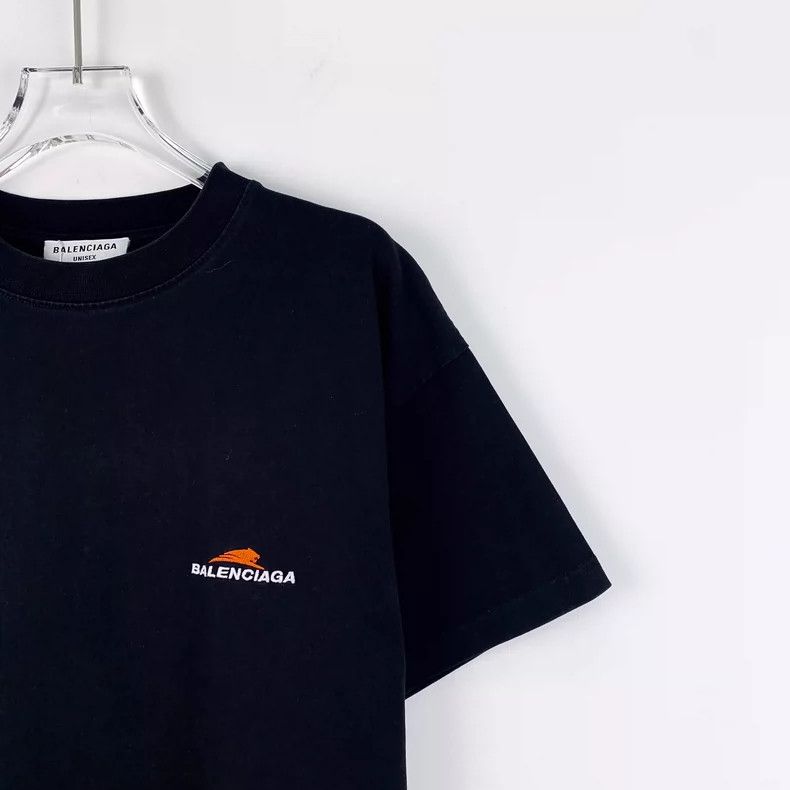 Balenciaga Balenciaga Black Logo Cotton Short Sleeve T-Shirt-yf Size US XS / EU 42 / 0 - 3 Thumbnail