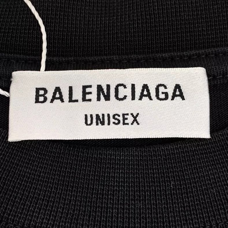 Balenciaga Balenciaga Black Logo Cotton Short Sleeve T-Shirt-yf Size US XS / EU 42 / 0 - 6 Thumbnail